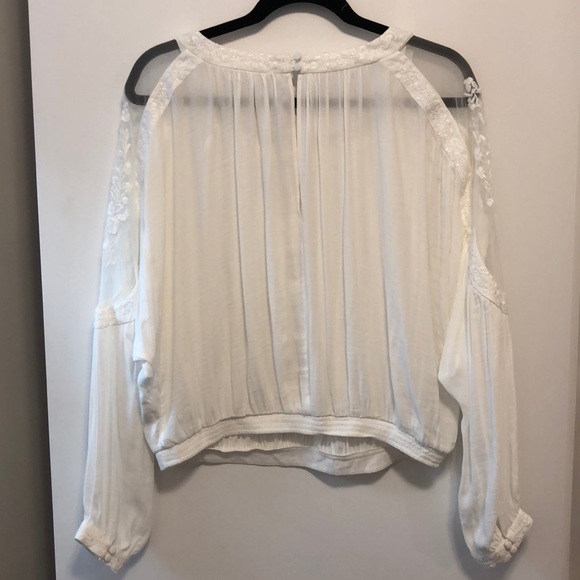 Free People Ivory Lace Blouse - NWT - Picture 7 of 8